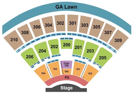 Empower Federal Credit Union Amphitheater Mumford & Sons Seating Chart